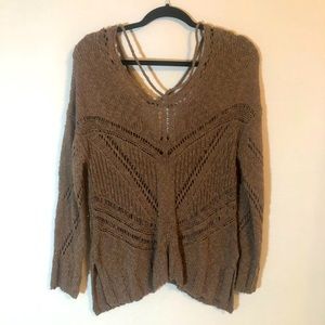 American Threads Crochet Sweater.